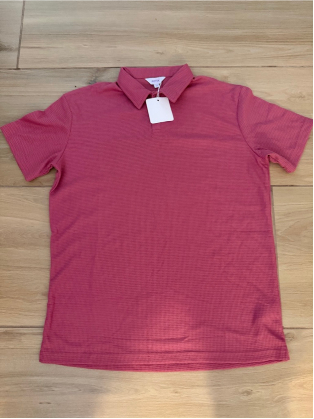 NEW Boys Lightweight Polo Shirt Short Sleeve Textured Stretch Collared 13/14